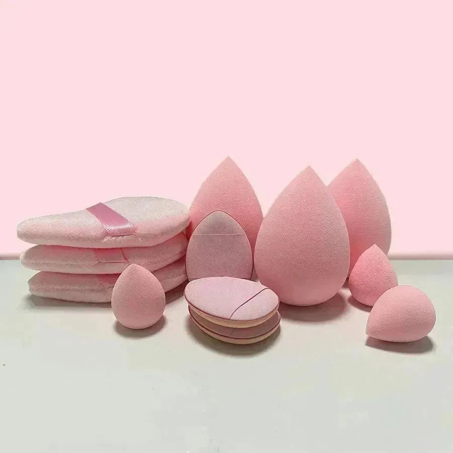 Conjunto Essencial de Maquiagem Puff Velluto™ – A Base Perfeita para Sua Beleza