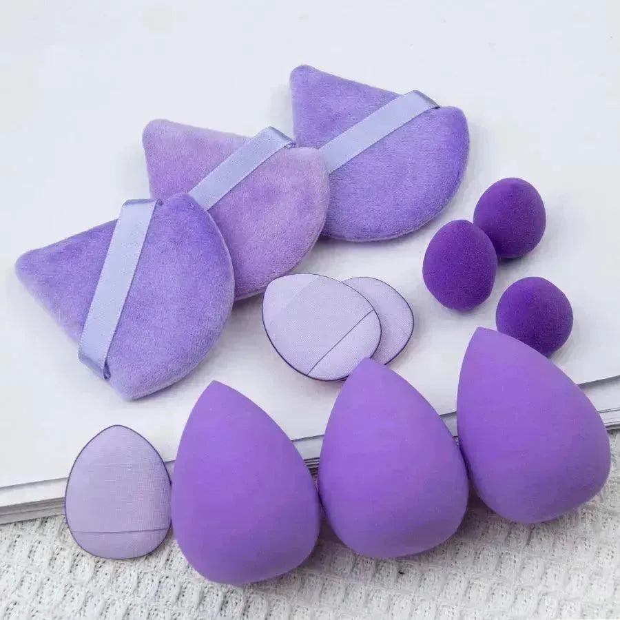 Conjunto Essencial de Maquiagem Puff Velluto™ – A Base Perfeita para Sua Beleza